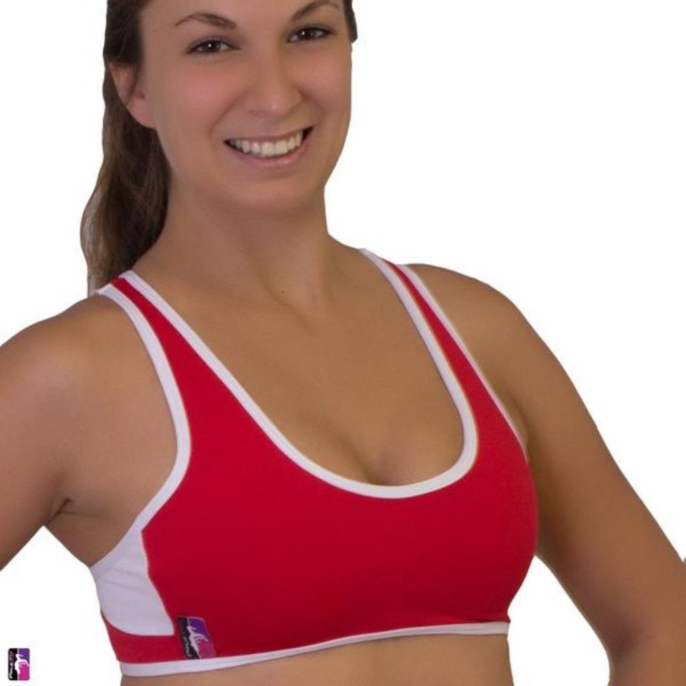 Bad Kitty Polefit Red Retro Sports Top